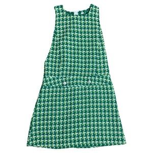 Zara Houndstooth Mod Pinafore Dress Size S